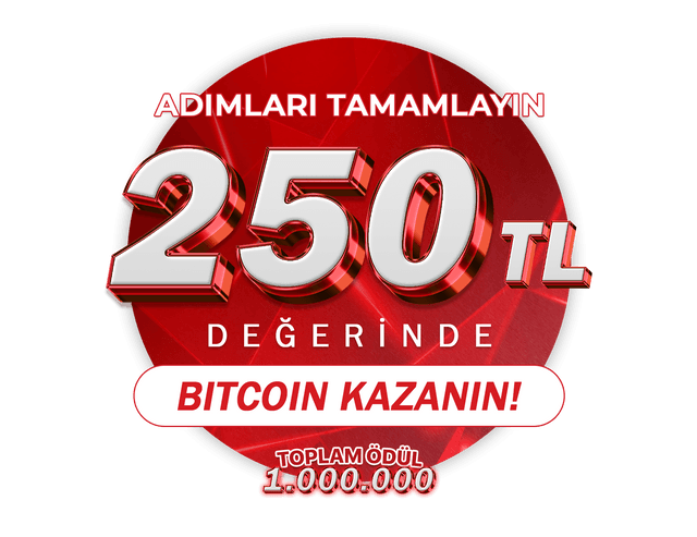 250 TL Bitcoin Kampanyası